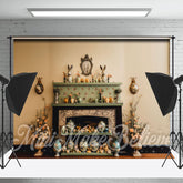 Jahrgang Vase Schreibtisch Blumen Fotografie Ostern Hintergrund